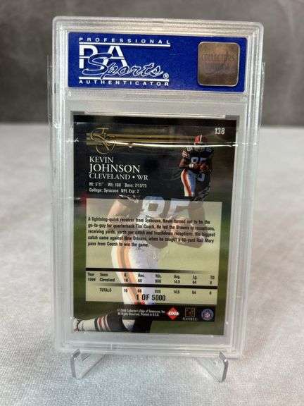 Mack, Byner, Slaughter, Couch, Johnson (5) card Graded lot PSA 10, BGS 9.5