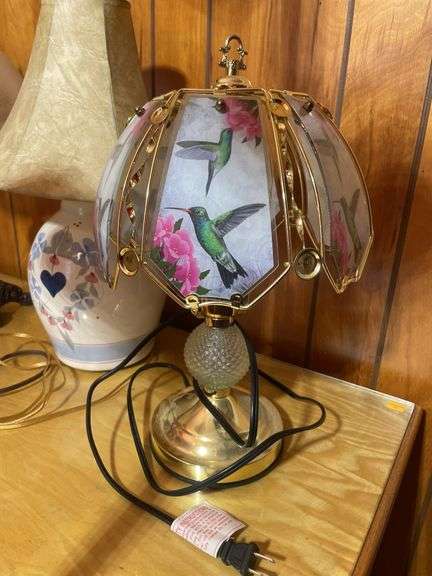 (4) table lamps & floor lamp