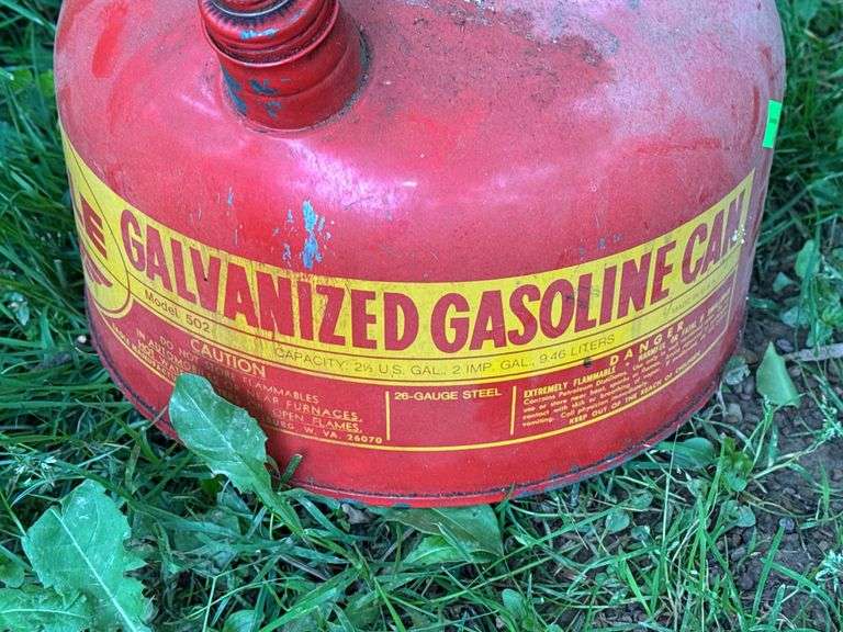 Eagle Galvanized Gasoline Can