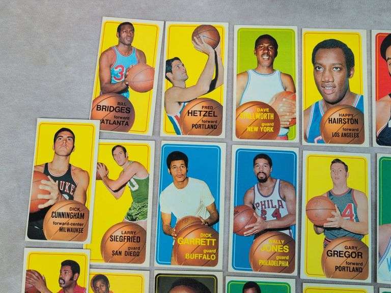 (38) 1970-71 Topps Basketball Minor Stars & Commons - Clean