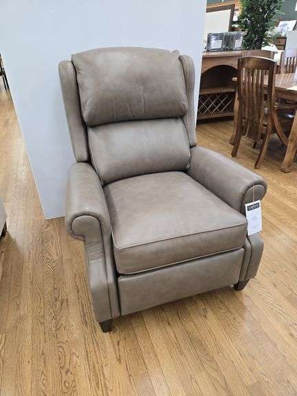 Hughes leather 3 way lounger