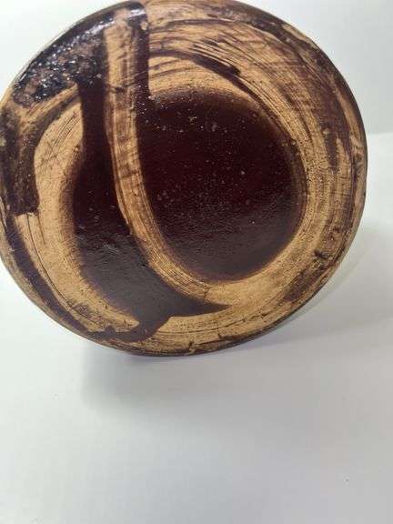 Brown Glazed Stoneware Jug