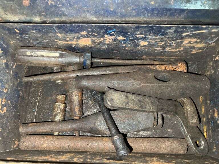 Tachometer in Metal Toolbox