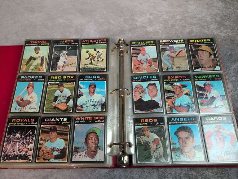 1971 Topps complete baseball set, in a binder, many Rookies & Stars