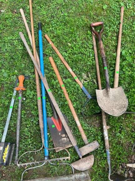 Assortment of Long Handle Tools