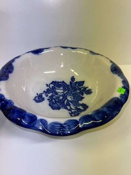 Blue Ironstone Pitcher and Basin