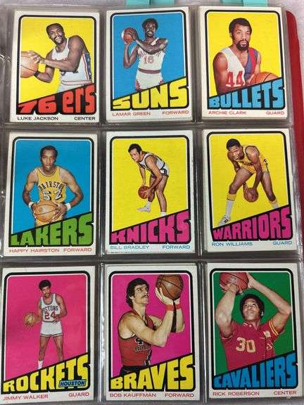 (225+) 1972-73 Topps Basketball Partial Set - with Stars & Hall of Famers