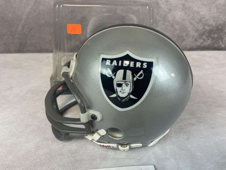 Ted Hendricks signed Oakland Raiders, mini helmet, JSA