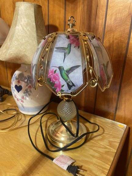 (4) table lamps & floor lamp