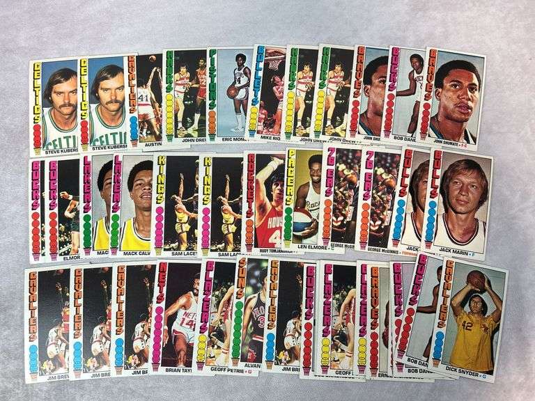 (275+) 1976-77 Topps Basketball Cards with Duplicates