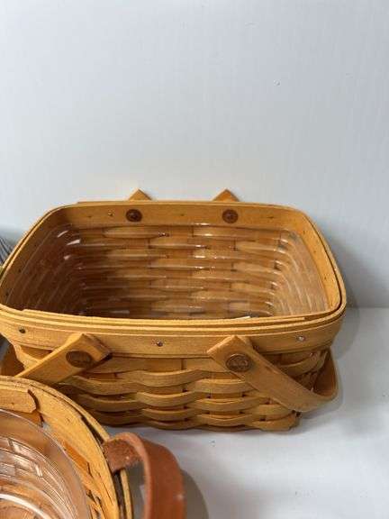 (3) Longaberger Woven Baskets