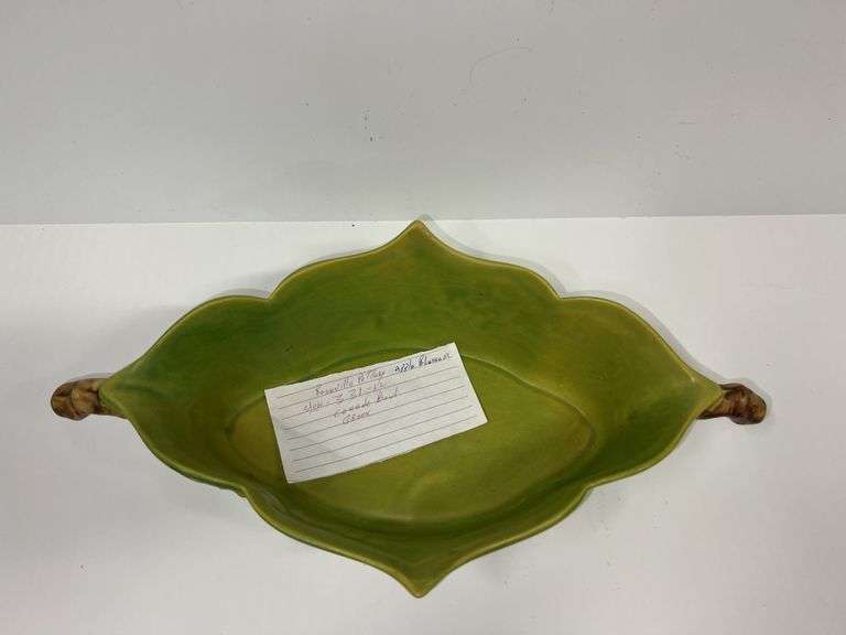 Roseville Pottery Apple Blossom Console Bowl