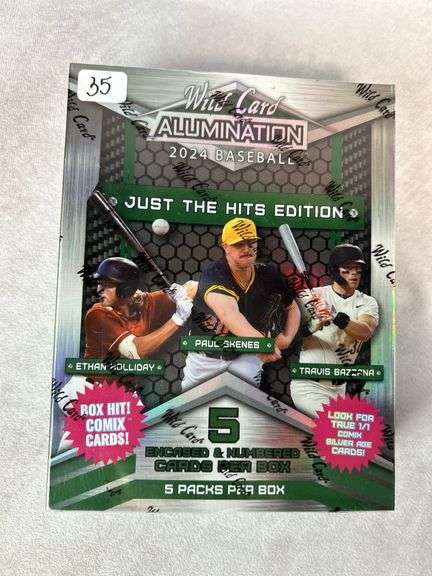 2024 Wild Card Alumination Baseball Just The Hits Edition Hobby box sealed