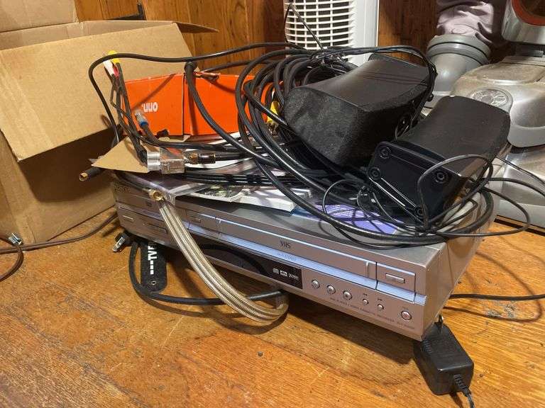 Kirby vacuum, air purifier, Sony VHS & DVD player, speakers and more