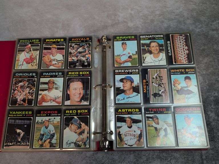 1971 Topps complete baseball set, in a binder, many Rookies & Stars