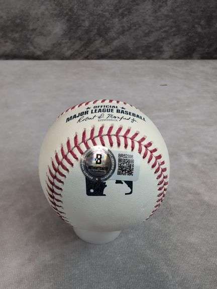 J. Noel "Big Christmas" signed MLB ball, Beckett