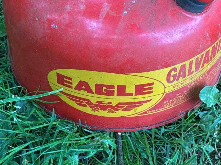 Eagle Galvanized Gasoline Can