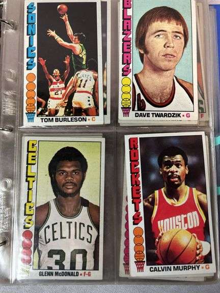 1976-77 Topps Basketball Near Complete Set