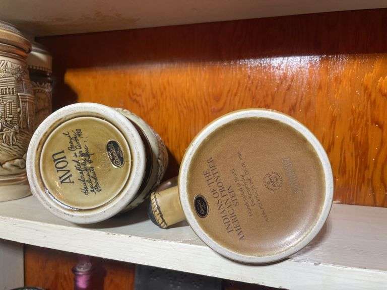 (4) German steins