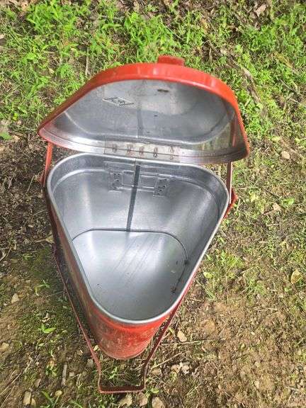 Vintage Metal Waste Can Model #906-FL