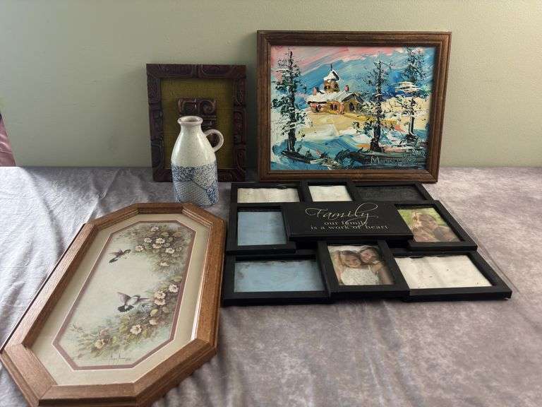 Picture Frames & Painting Signed Morris Katz 2002