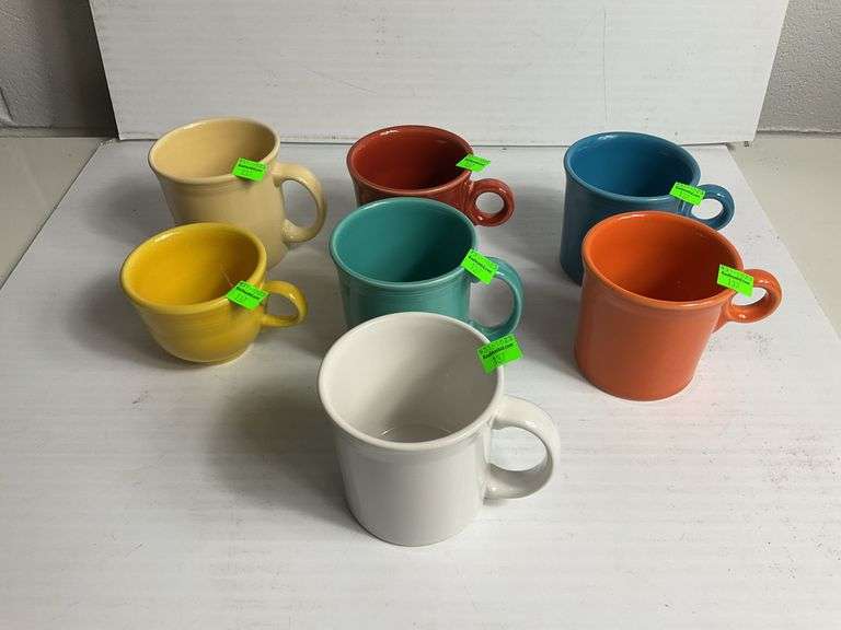 (7) Fiesta Coffee Mugs