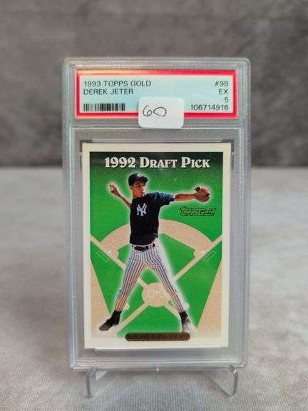 1993 Topps Gold Derek Jeter PSA 6