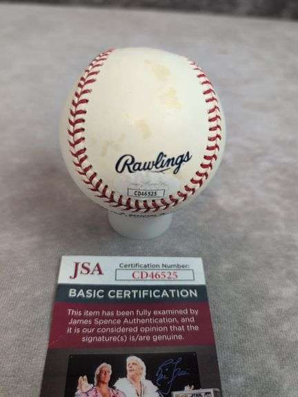 Manny Ramirez signed MLB baseball, JSA