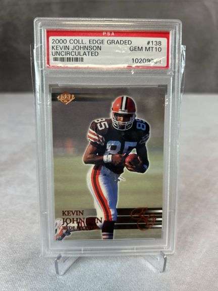 Mack, Byner, Slaughter, Couch, Johnson (5) card Graded lot PSA 10, BGS 9.5