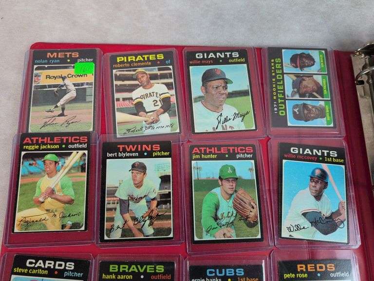 1971 Topps complete baseball set, in a binder, many Rookies & Stars