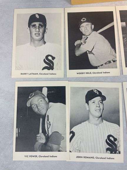Indians Picture Pack- Various Years 1948-1957 Excellent