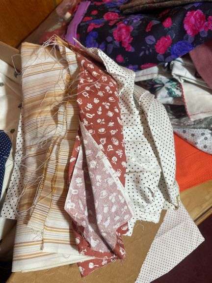 Tote and box of misc material