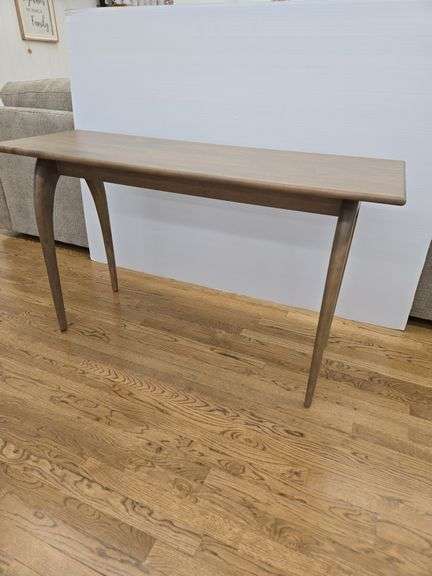 Console Table- 52"x18"x30"- Brown Maple- matches lot 44
