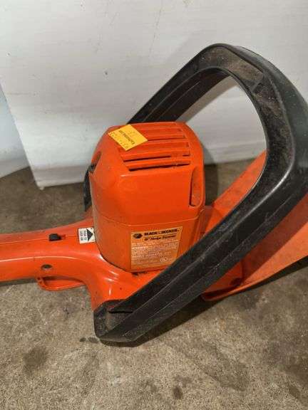 Black and Decker 16” Hedge Trimmer and Black and Decker Drill Bit Sharpener