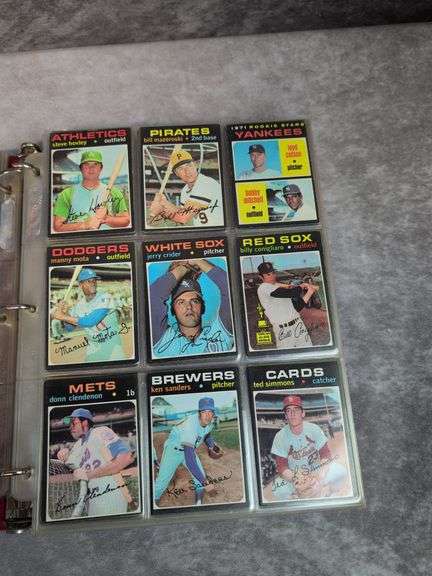 1971 Topps complete baseball set, in a binder, many Rookies & Stars