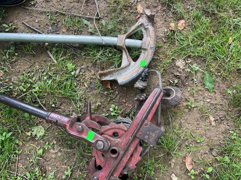 Come-A-Long and Conduit/Pipe Bender