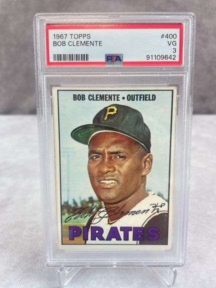 Roberto Clemente 1967 Topps #400 PSA 3