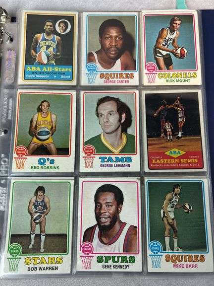 (225+) 1973-74 Topps Basketball Partial Set -