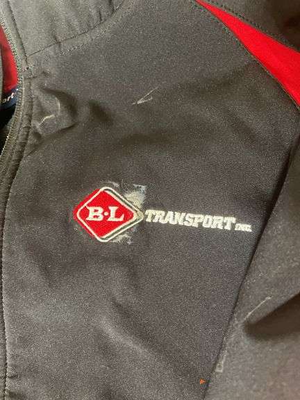 B & L transport jacket and (2) B & L transport bags