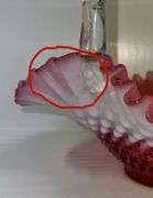 Fenton Hobnail Glass Basket
