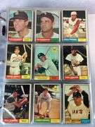 1961 Topps Baseball Cards - 509 of 587 w/ 35 High Numbers - All Cards Appear to be Trimmed