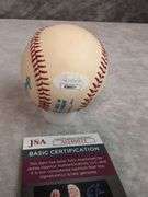 Albert Belle signed MLB baseball, JSA