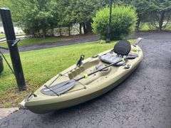 Lifetime Tamarack Plastic Canoe w/ Paddle