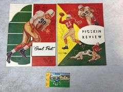 1952 UCLA vs TCU Program & Stub - 1952 USC vs Washington Program
