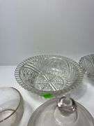 Assortment of Clear Glassware