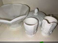 Vintage Westmoreland Milk Glassware