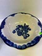 Blue Ironstone Pitcher and Basin