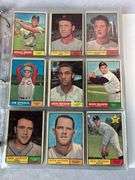 1961 Topps Baseball Cards - 509 of 587 w/ 35 High Numbers - All Cards Appear to be Trimmed