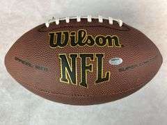 Jack Youngblood full size, signed football, Schwartz cert w/ case