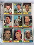 1961 Topps Baseball Cards - 509 of 587 w/ 35 High Numbers - All Cards Appear to be Trimmed